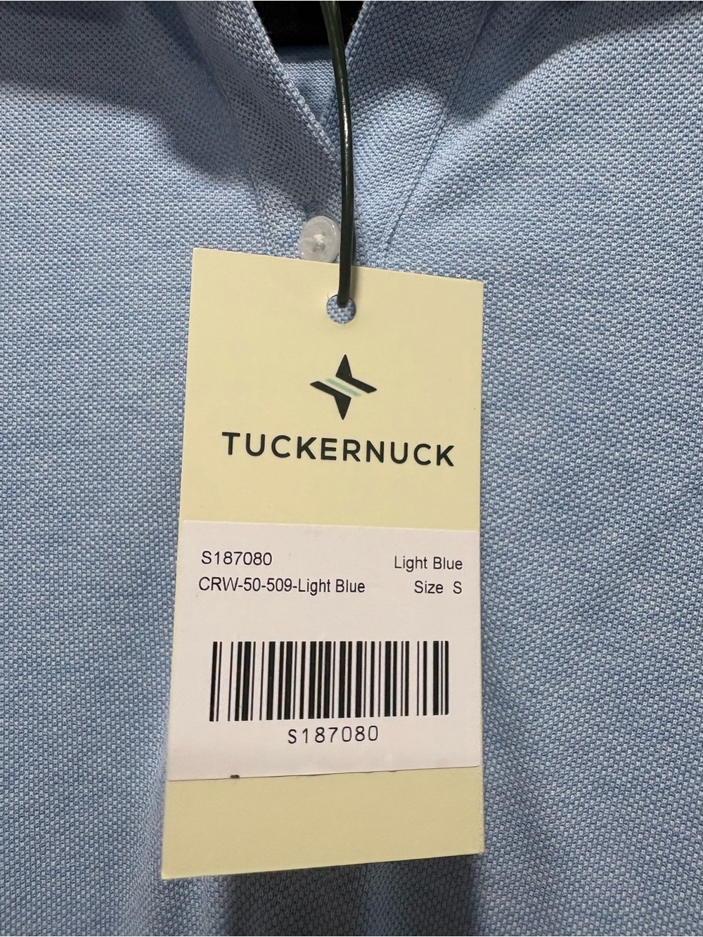 Tuckernuck Light Blue Pique Puff Sleeve Peggy Polo - Picture 5 of 8